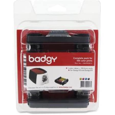 Digital Delights Badgy 100 & 200 YMCKO Color Ribbon DI3540381